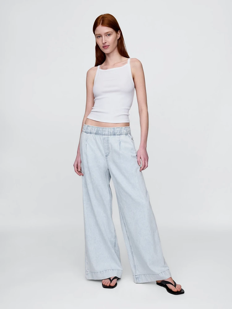 Mid Rise UltraSoft Easy Baggy Jeans