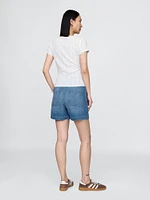 Maternity Full Panel Easy Denim Shorts