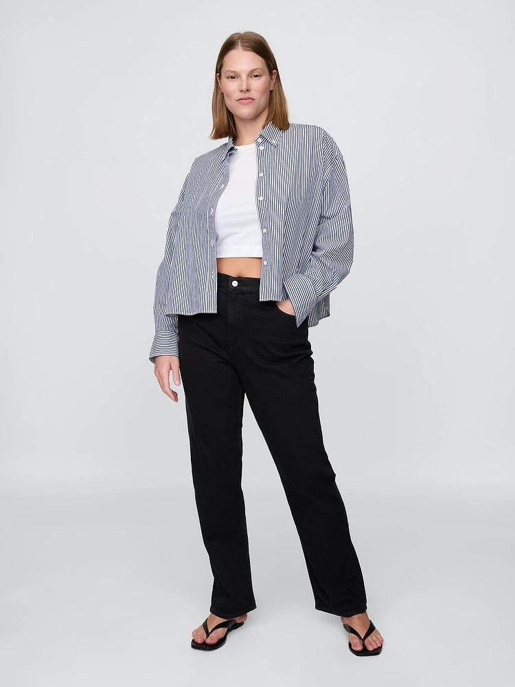 High Rise '90s Straight Jeans