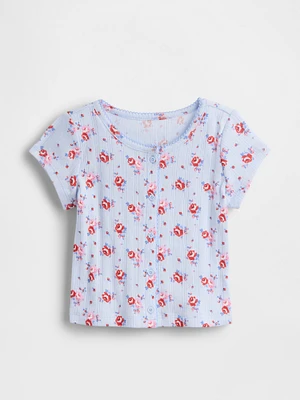 Baby & Toddler Pointelle Rib Top