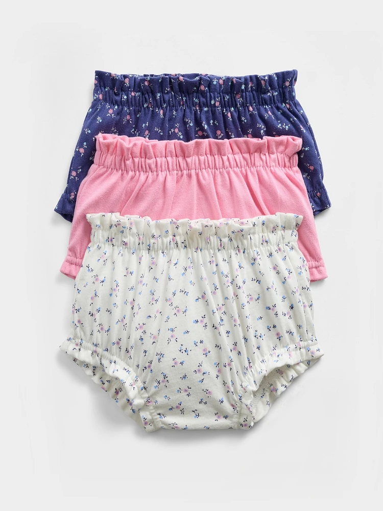 Baby First Favorites Organic Cotton Ruffle Shorts