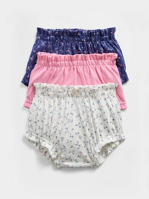 Baby First Favorites Organic Cotton Ruffle Shorts
