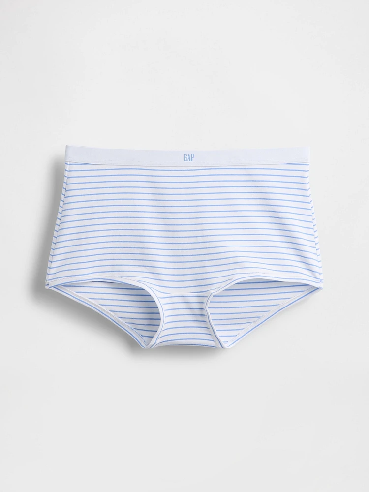 Organic Stretch Cotton High Rise Shorty
