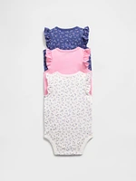 Baby First Favorites Organic Cotton Ruffle Bodysuit