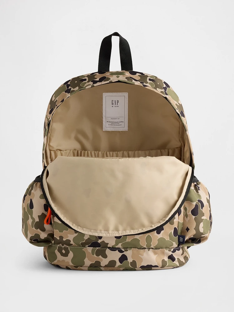 Kids Camo Backpack