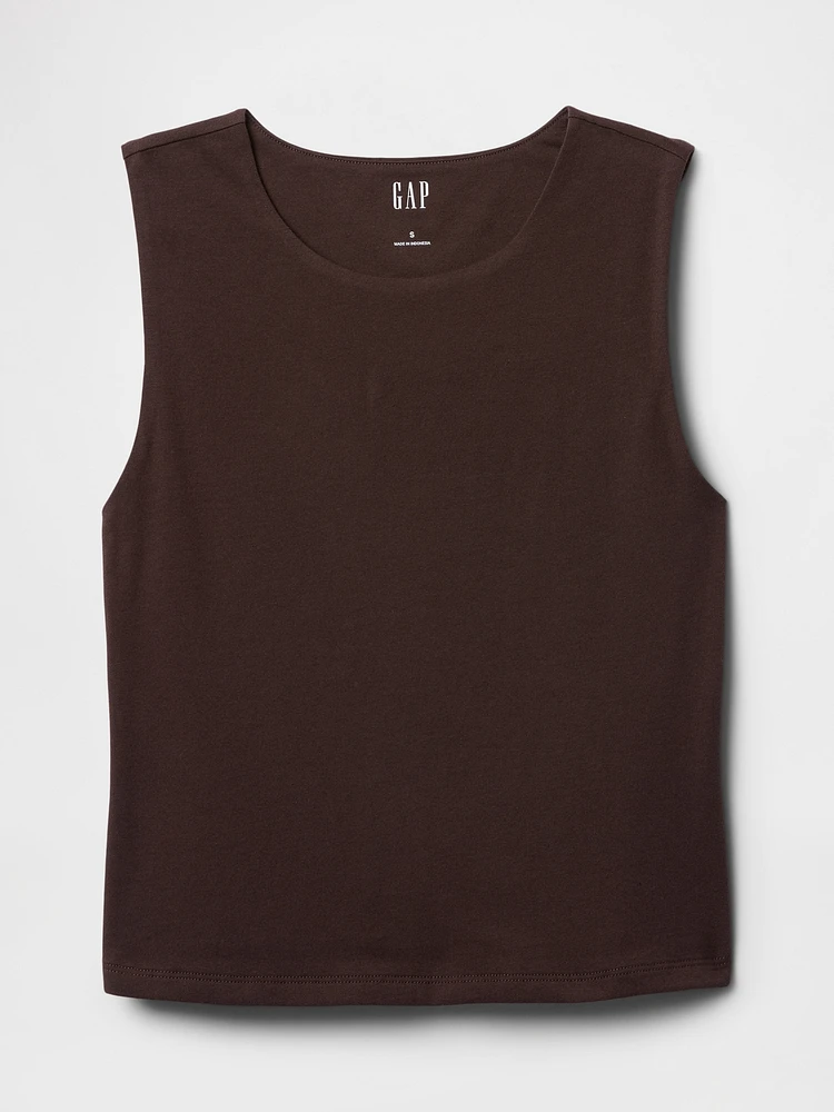 CloseKnit Jersey Crop Tank Top