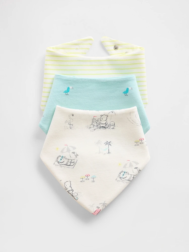 Baby Organic Cotton First Favorites Bandana Bib