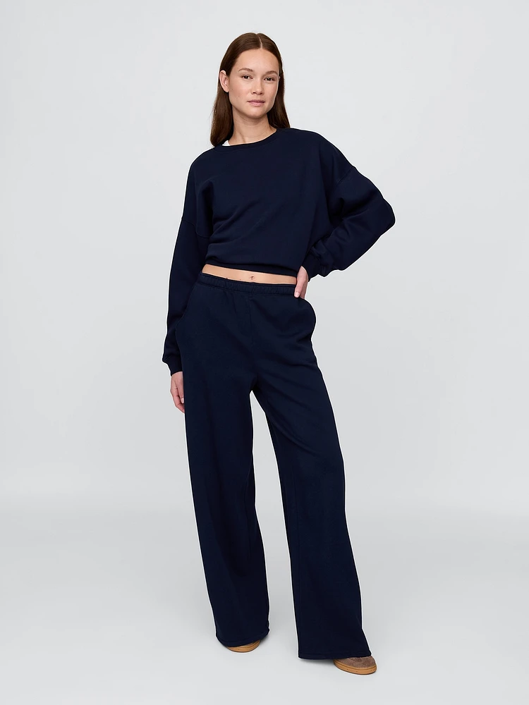 VintageSoft Baggy Wide-Leg Sweatpants