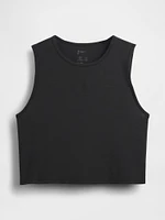 GapFit Breathe Crop Muscle Tank Top