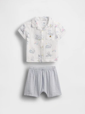 Baby Crinkle Gauze Outfit Set