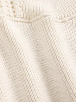 Crochet Cropped Sweater Tank Top