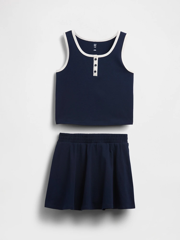 Kids Tank & Skort Outfit Set