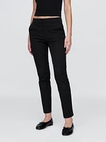 Mid Rise BiStretch Slim Ankle Pants