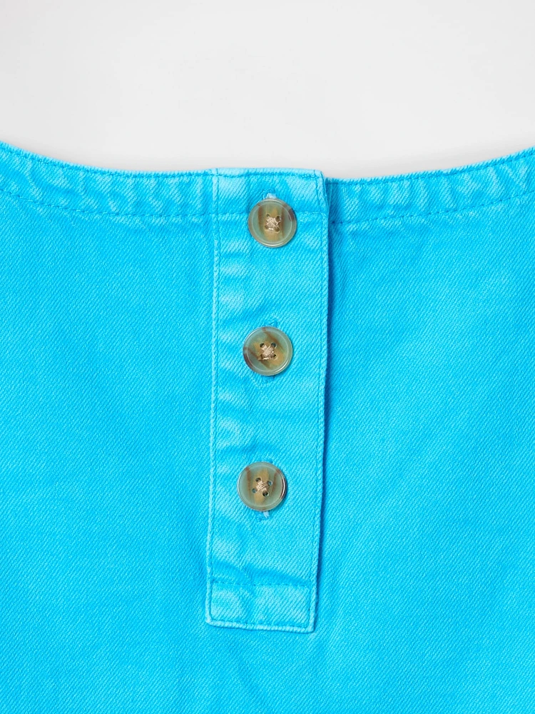 UltraSoft Denim Shell Tank Top