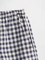 Linen-Blend PJ Shorts