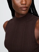 Rib Mockneck Tank Top