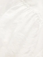Sheer Button-Front Shirt