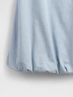 Denim Bubble Mini Dress