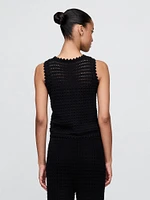 100% Cotton Crochet Tank Top
