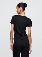 Mini Rib Henley PJ Top