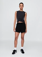 GapFit Breathe Twist-Front Tank Top