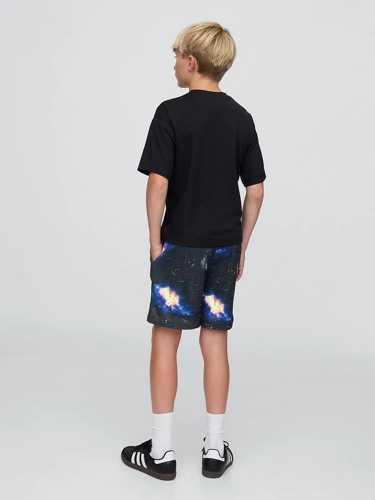 Kids GapFit 6" Recycled Mesh Easy Shorts