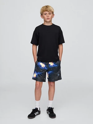 Kids GapFit 6" Recycled Mesh Easy Shorts