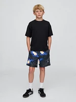 Kids GapFit 6" Recycled Mesh Easy Shorts