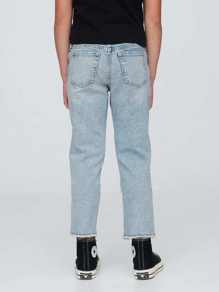 Kids Mid Rise Girlfriend Jeans