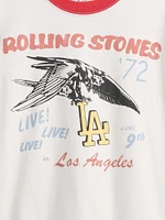 Supima® Cotton Relaxed Rolling Stones Graphic T-Shirt