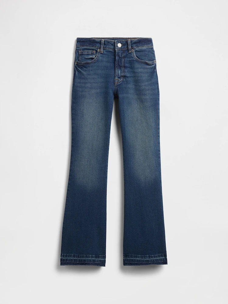 Kids High Rise '70s Flare Jeans