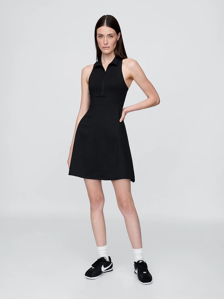 GapFit Power Zip Polo Shirt Dress
