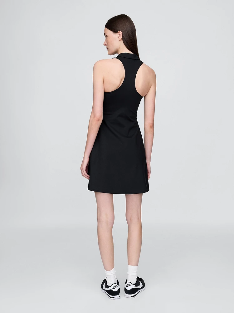 GapFit Power Zip Polo Shirt Dress