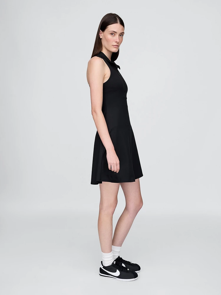 GapFit Power Zip Polo Shirt Dress