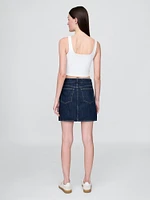 Denim Mini Skirt