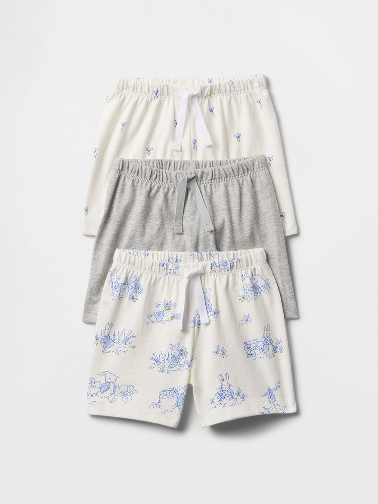 Baby Peter Rabbit™ First Favorites Organic Cotton Pull-On Shorts