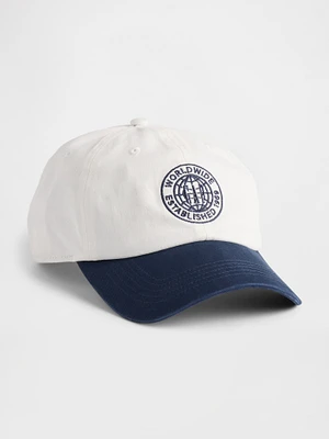 Casquette de baseball en coton biologique à logo Gap