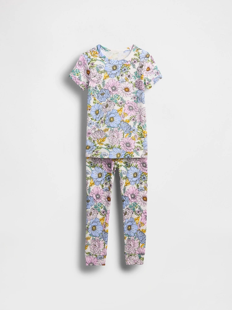 Baby & Toddler Organic Brushed Cotton Floral PJ Set