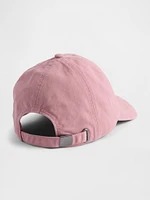 Casquette de baseball délavée en coton biologique