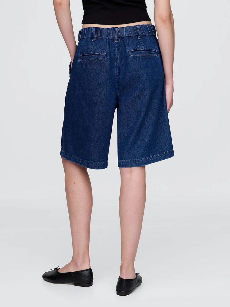 365 High Rise UltraSoft Longline Trouser Shorts