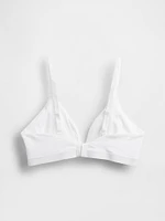 Organic Stretch Cotton Triangle Bra