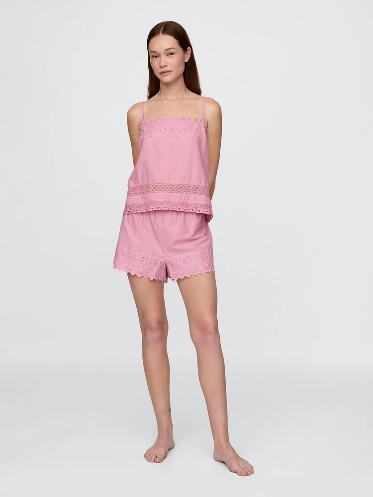 Lace-Trim PJ Cami Set