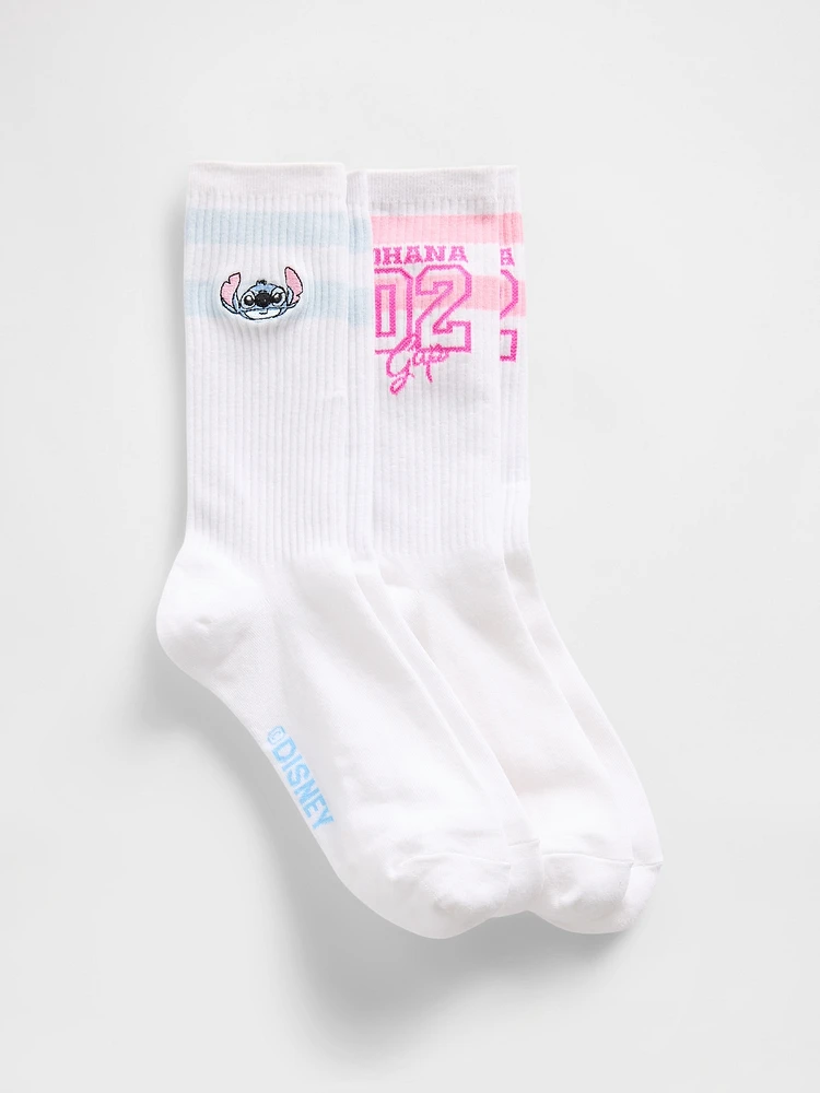 Lilo & Stitch Adult Crew Socks