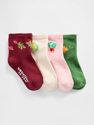 Baby & Toddler Quarter Crew Socks