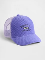 Kids Corduroy Logo Baseball Hat