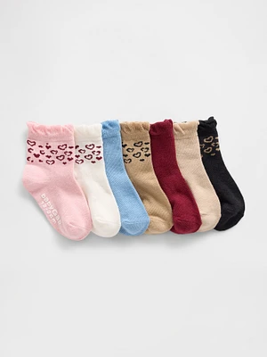 Baby & Toddler Ruffle Quarter Crew Socks