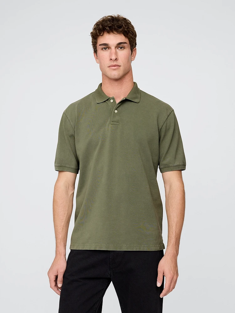 Relaxed Pique Polo Shirt Shirt