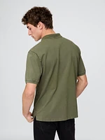 Relaxed Pique Polo Shirt Shirt