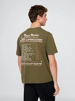Tom Petty And The Heartbreakers Relaxed Graphic T-Shirt