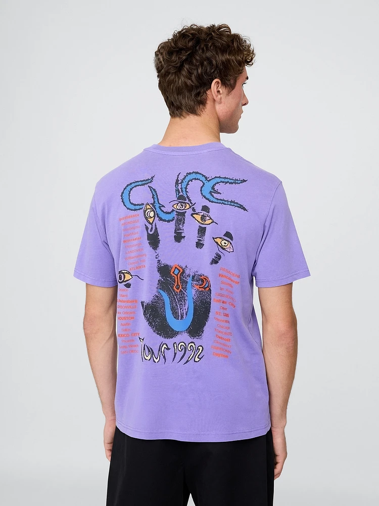 The Cure Wish Tour Relaxed Graphic T-Shirt
